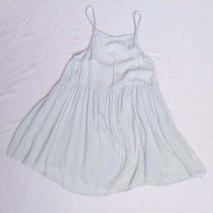 Out From Under Tank Top Womens Medium Mint Green Sheer Babydoll Shirt - SOLD